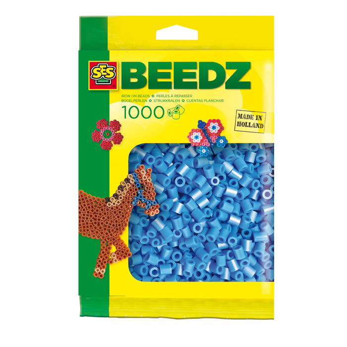 Iron on Beads 1000 Sky Blue