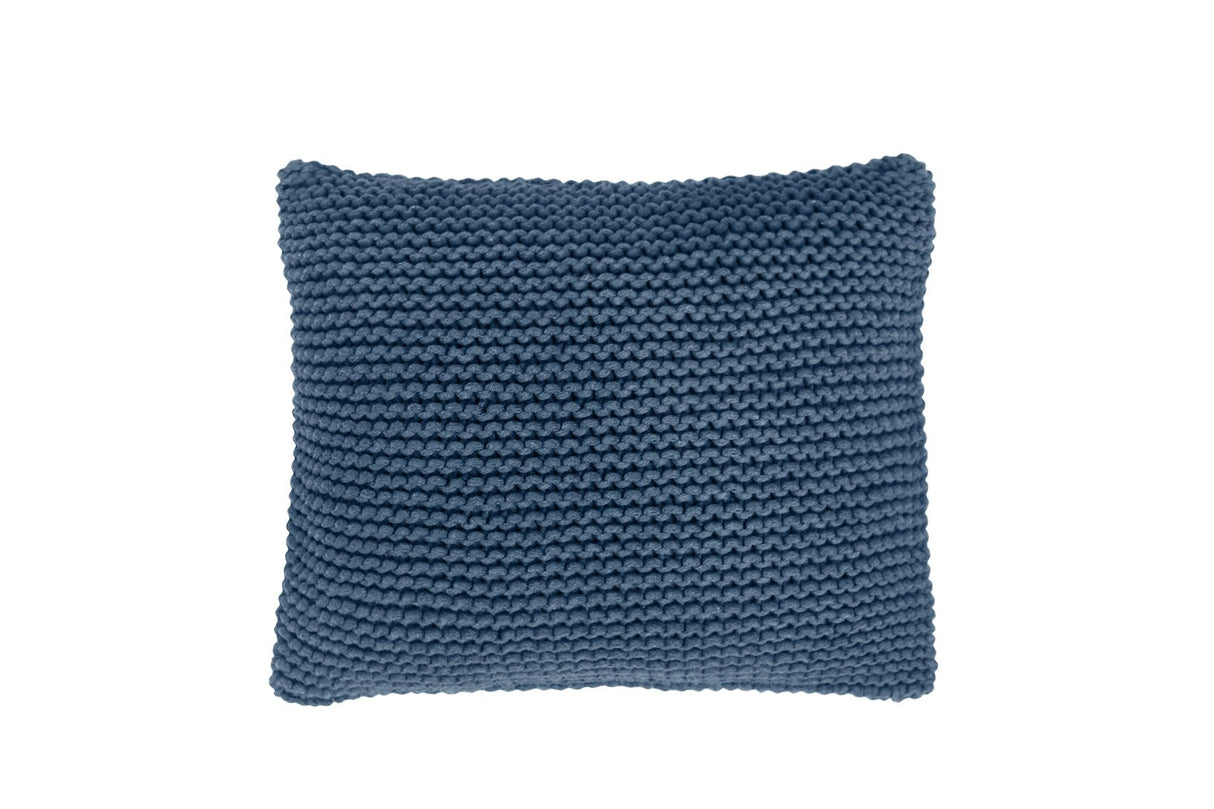 Knitted Cushion | DENIM BLUE