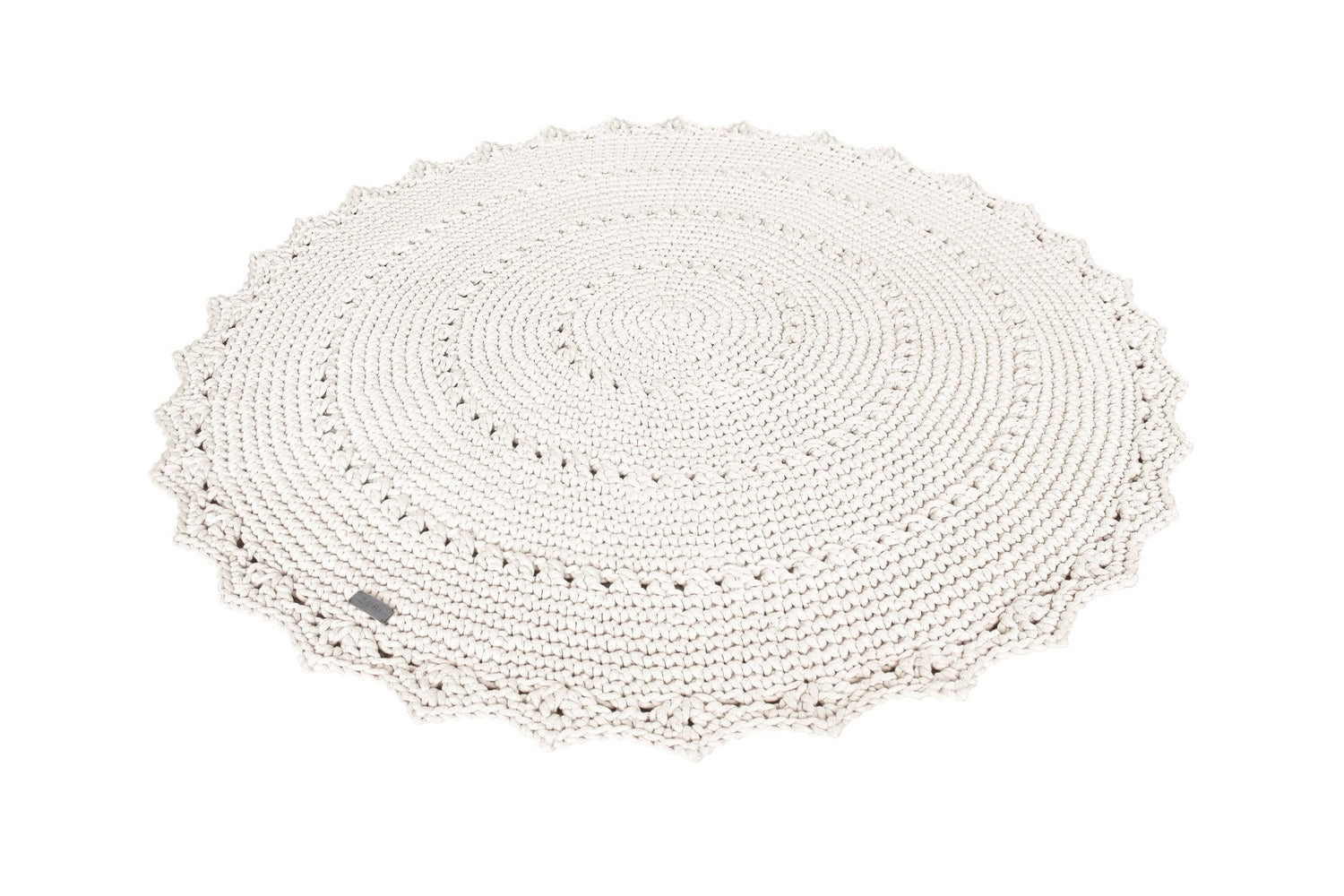 Crochet Rug MANDALA | IVORY