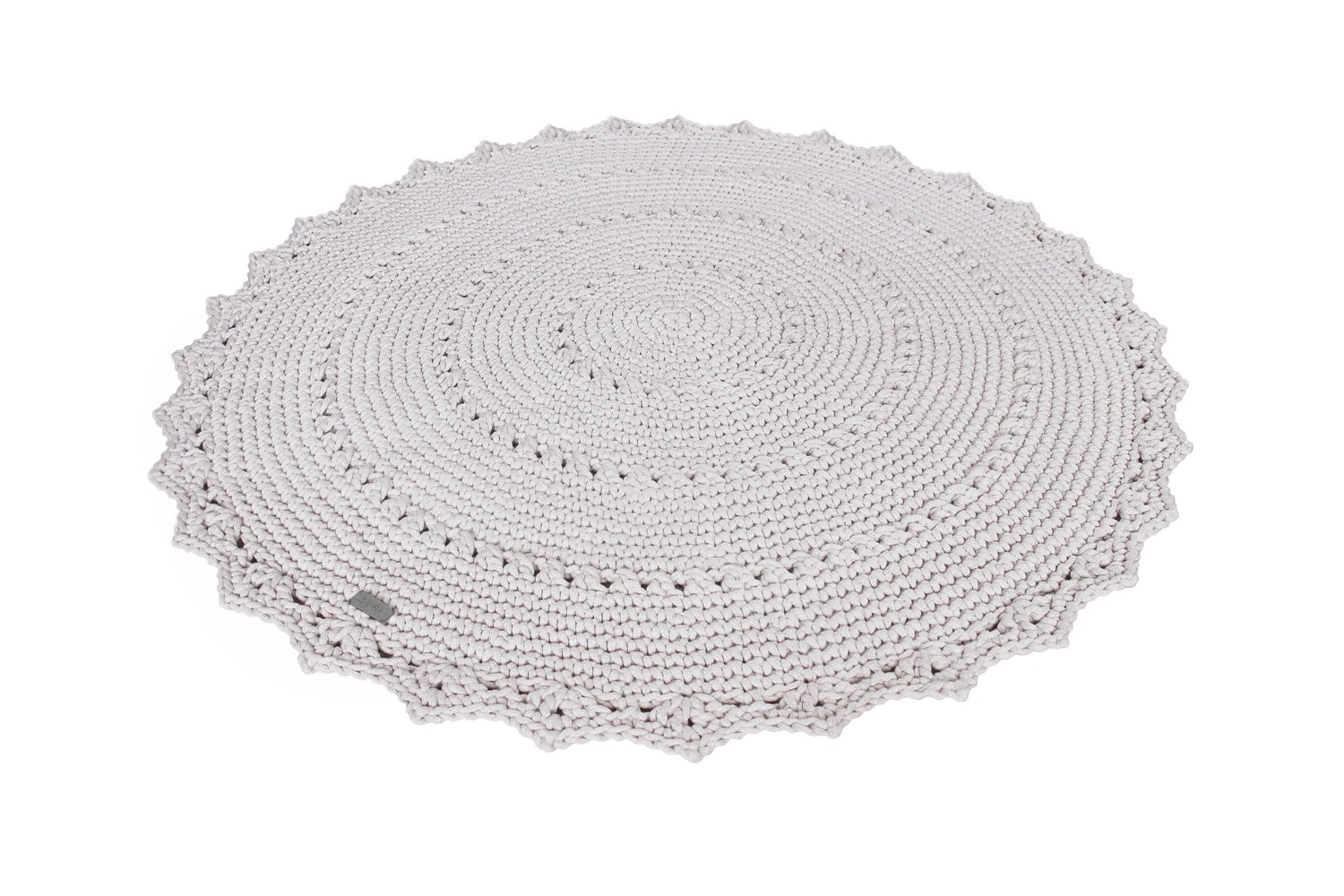 Crochet Rug MANDALA | OATMEAL