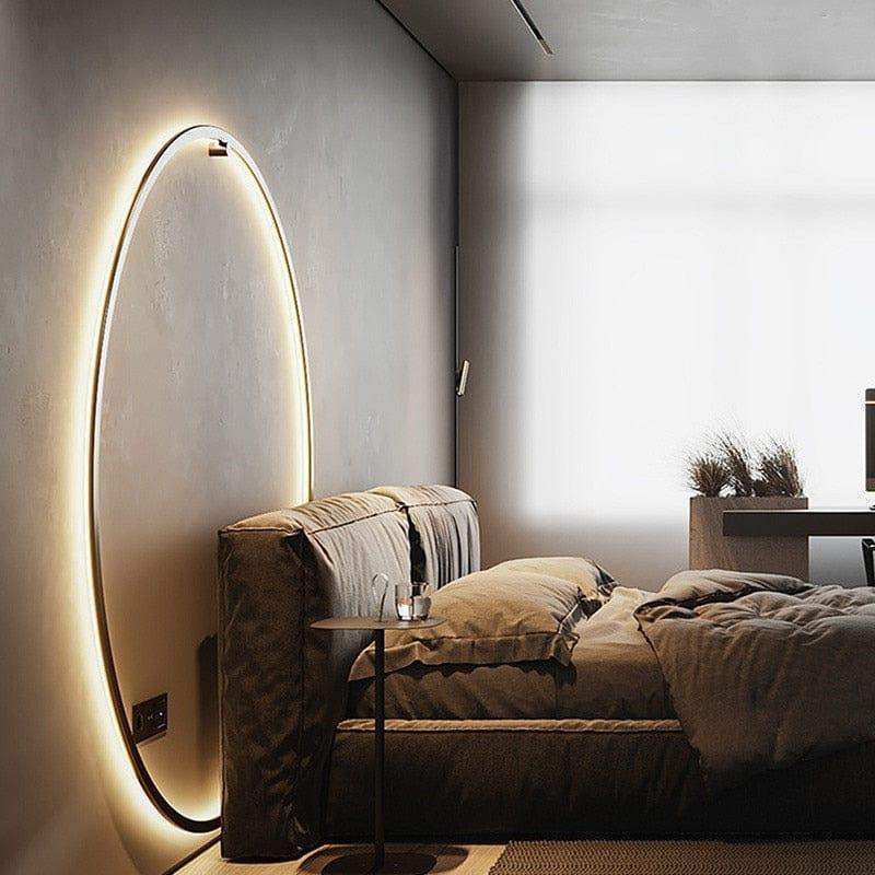 Minimalist LED Wall Ring Light