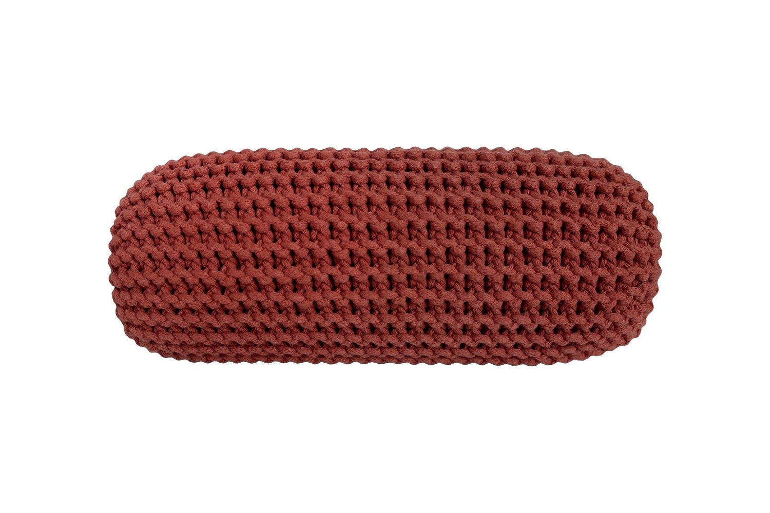 Knitted Neck Cushion | TERRACOTTA