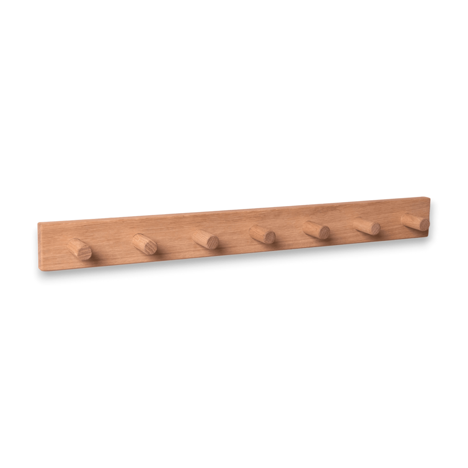 The Signature Peg Rail - Solid Oak