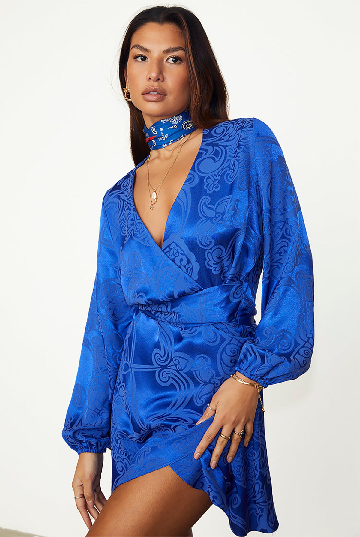Blue Key to the Heart Vienna Dress by Never Fully Dressed