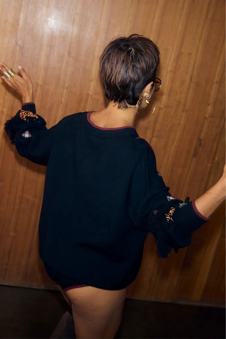 Black Safari Jamie Jumper