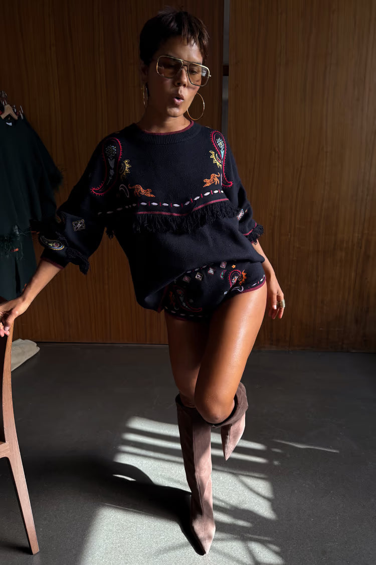 Black Safari Jamie Jumper