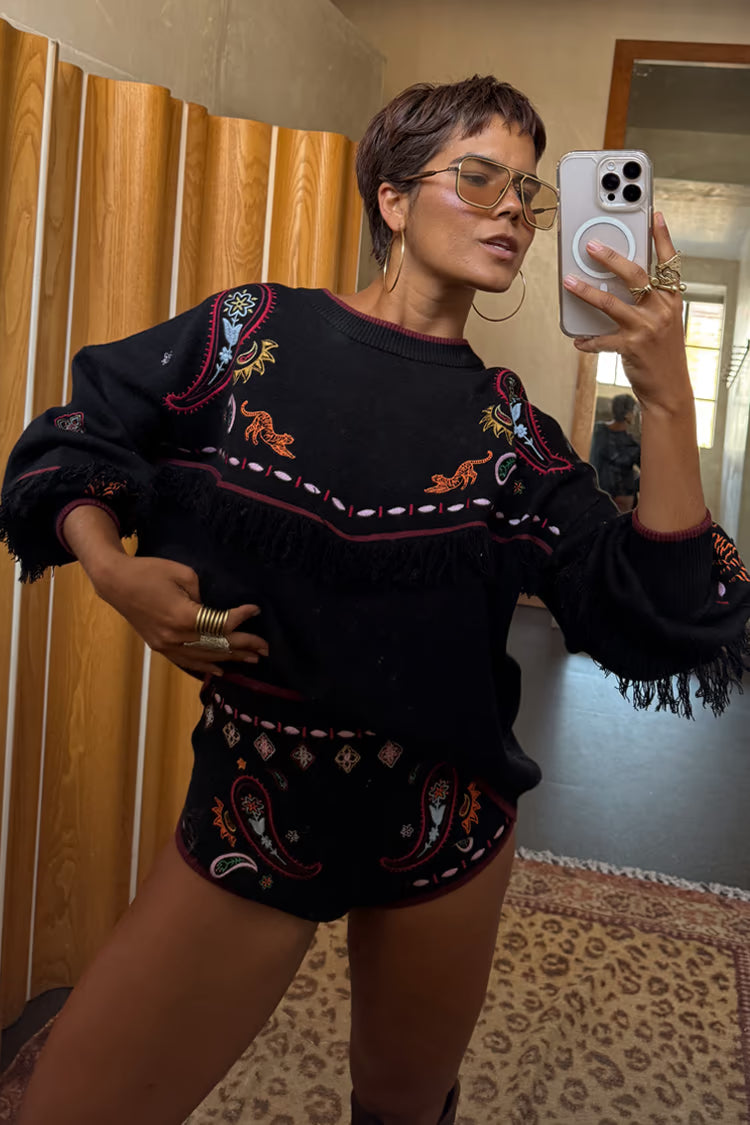 Black Safari Jamie Jumper