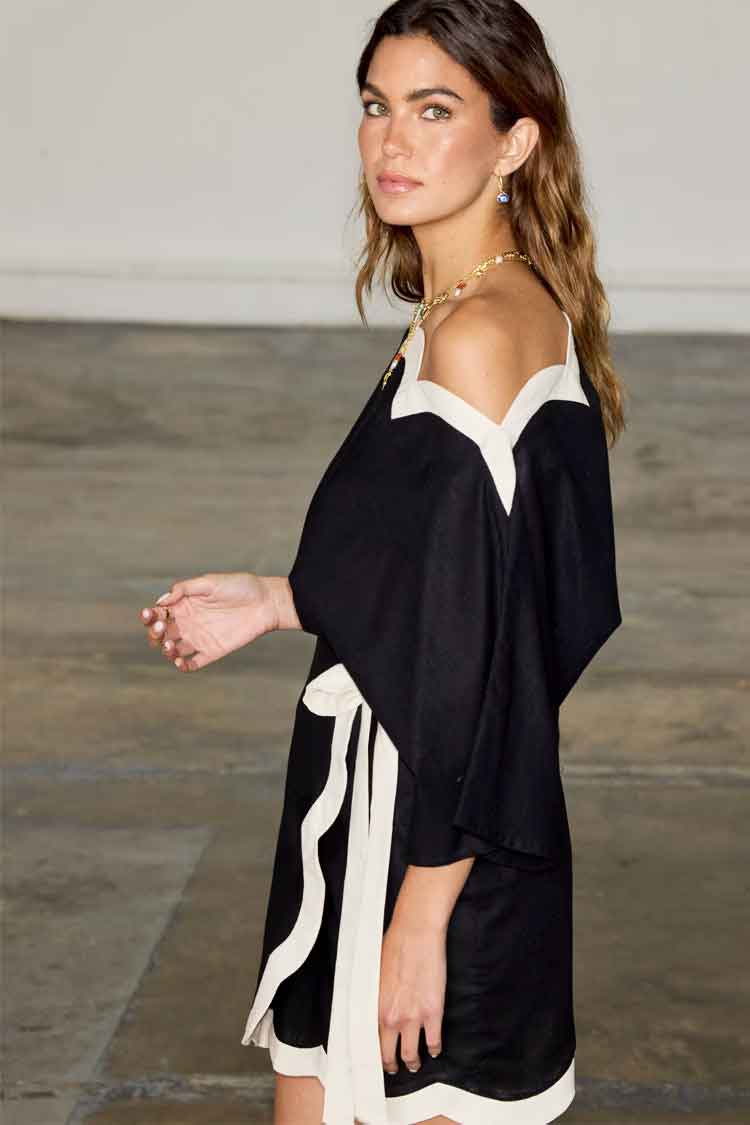 Never Fully Dressed Mono Scallop Tilly Top