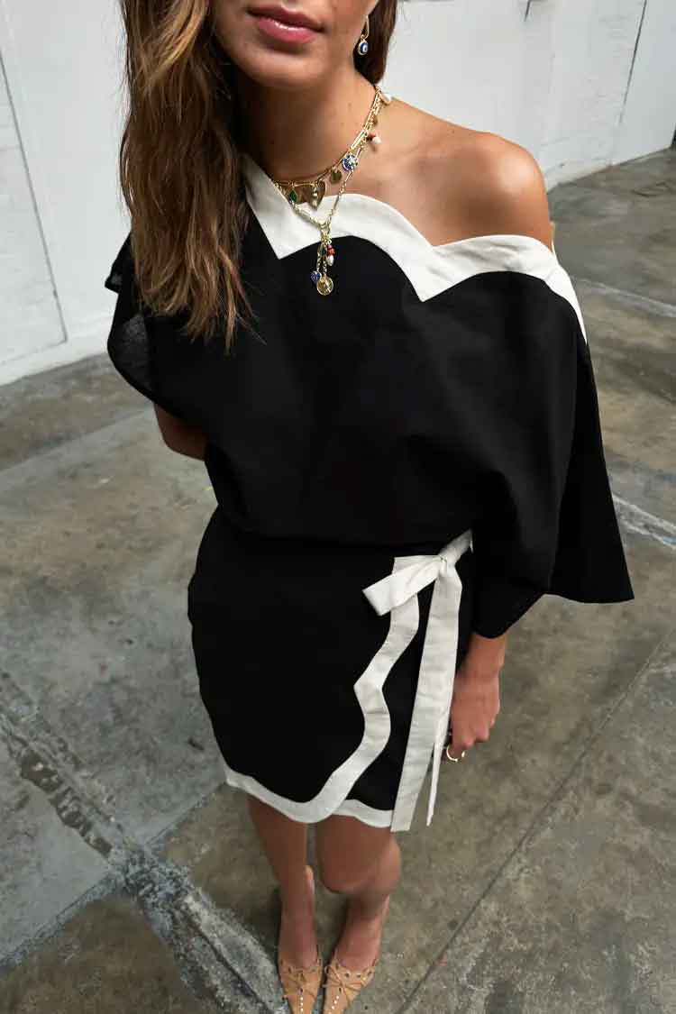 Never Fully Dressed Mono Scallop Tilly Top