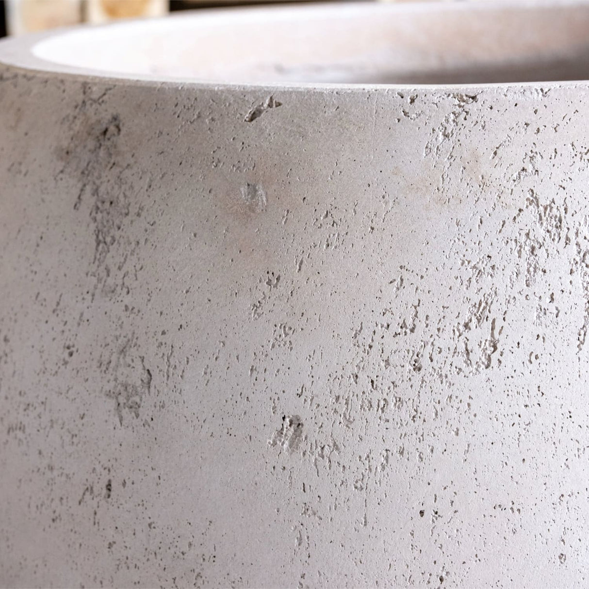 Orbello | Truffle – 70cm Extra Large Concrete Sphere Planter – 207L Round Plant Pot