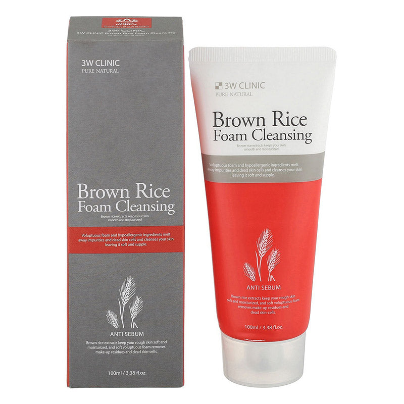 CLINIC 3W - BROWN RICE FOAM CLEANSING