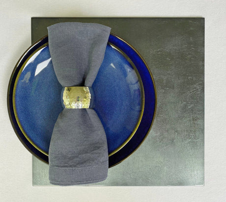 Silver Leaf Placemat - Stormy Sky
