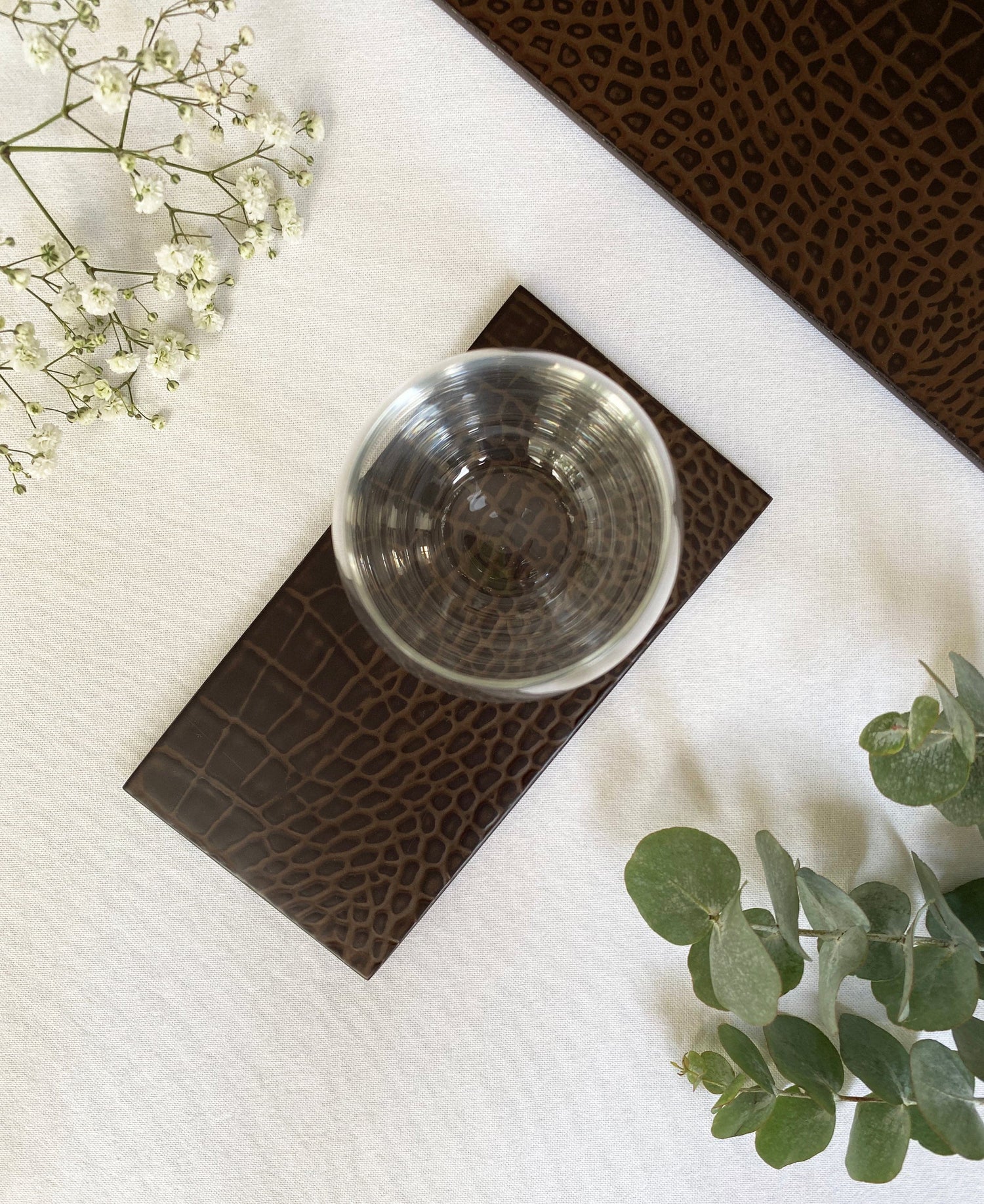 Double Coaster - Faux Vintage Croc