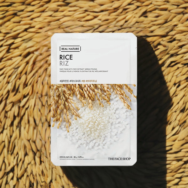 THE FACE SHOP REAL NATURE FACE MASK WITH RICE EXTRACT