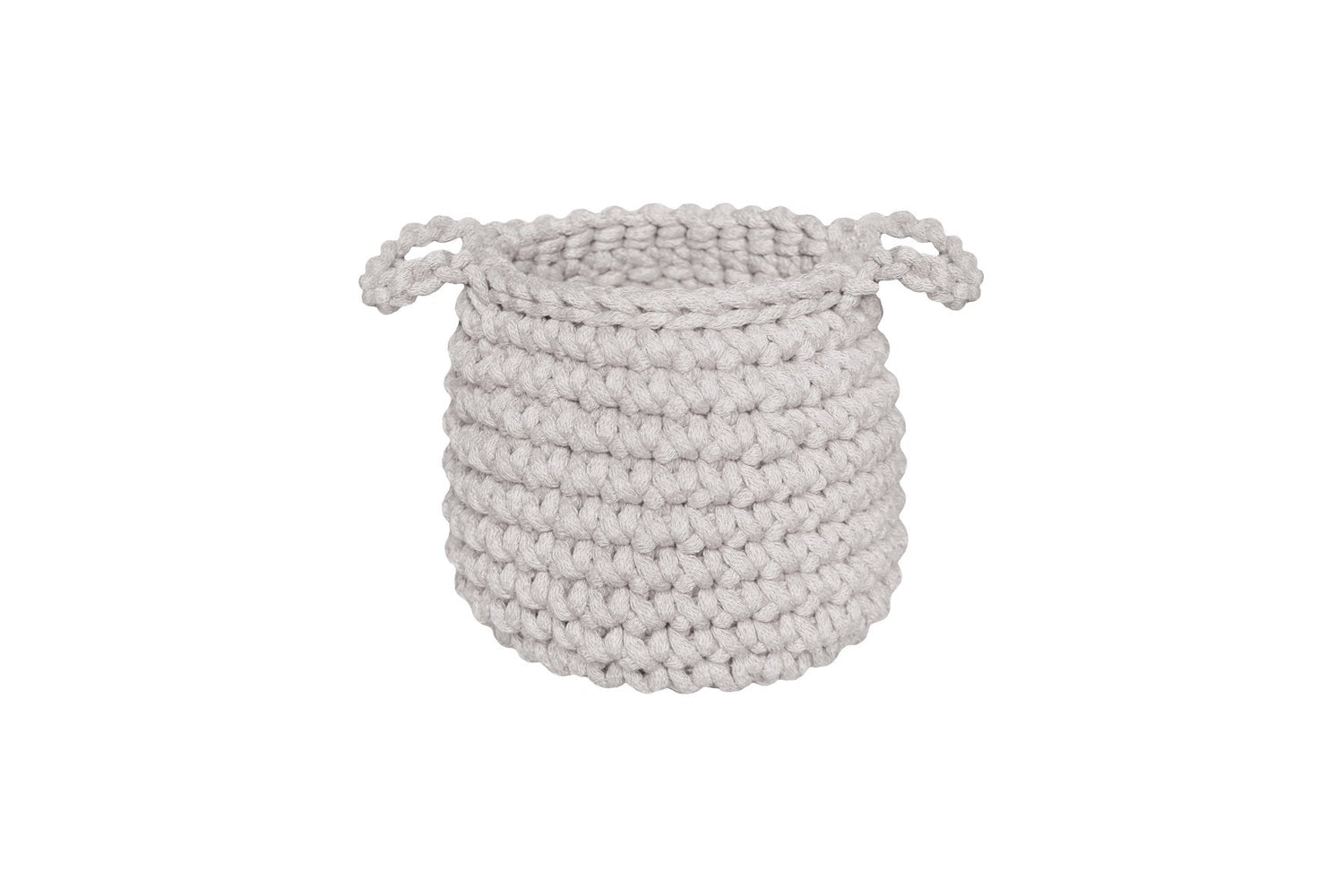 Crochet Basket, Small | OATMEAL