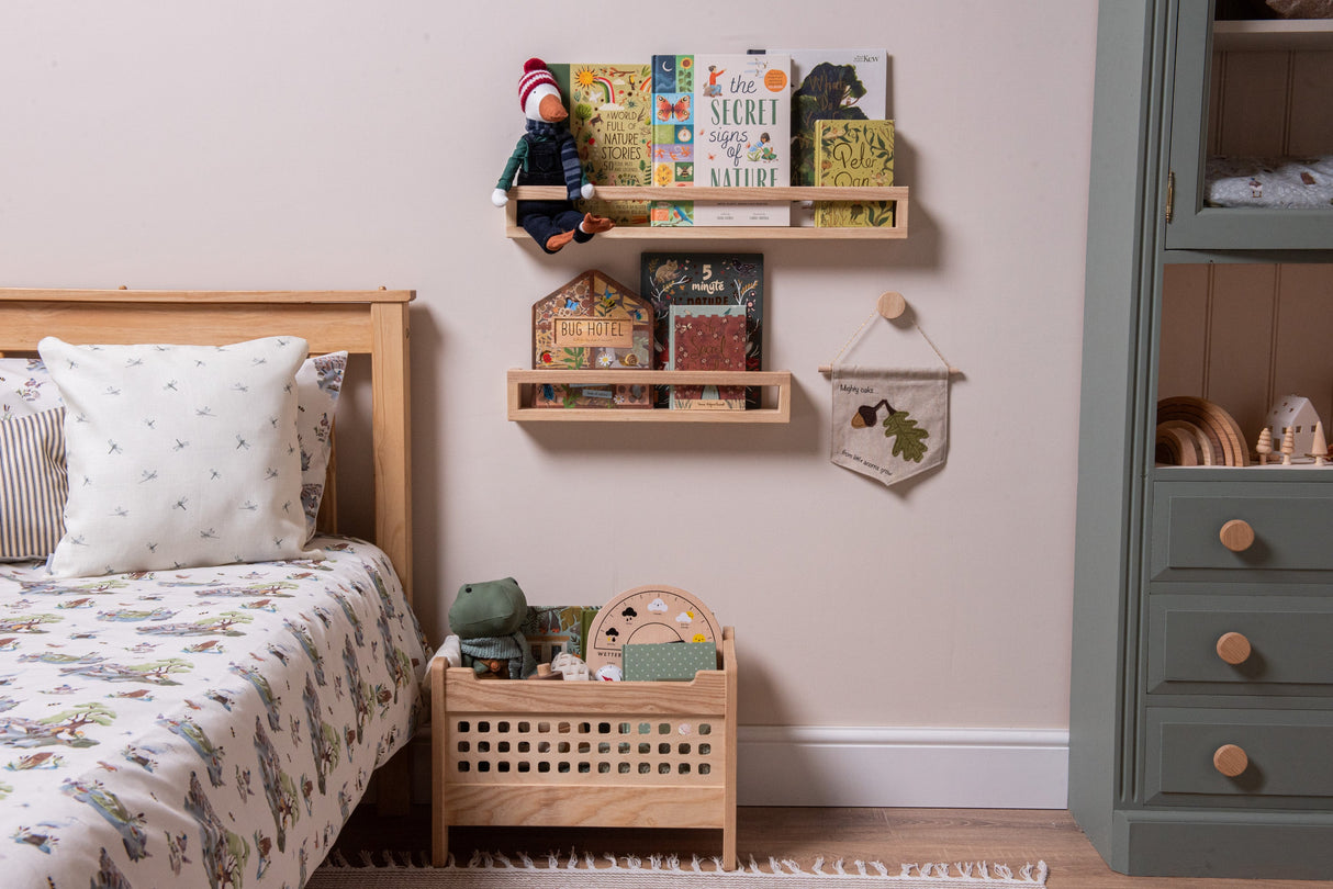 Toy Box, Open Top - Solid Ash