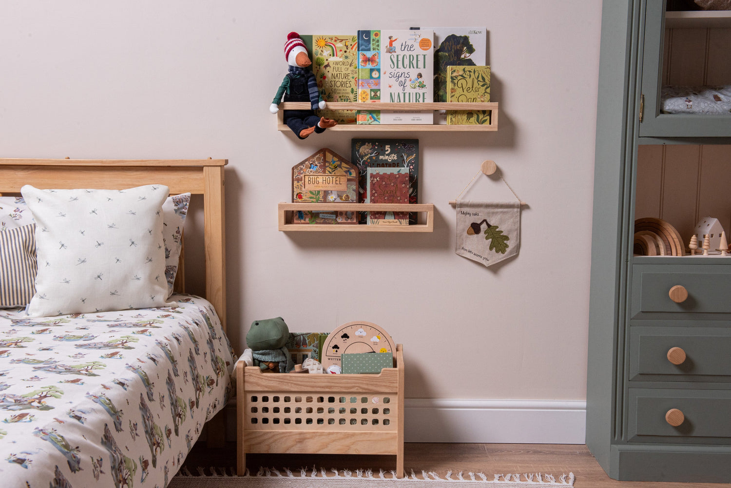 Toy Box, Open Top - Solid Ash