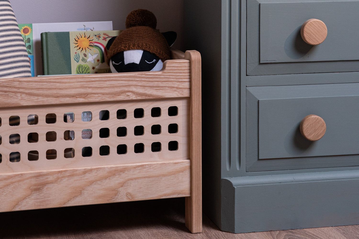 Toy Box, Open Top - Solid Ash