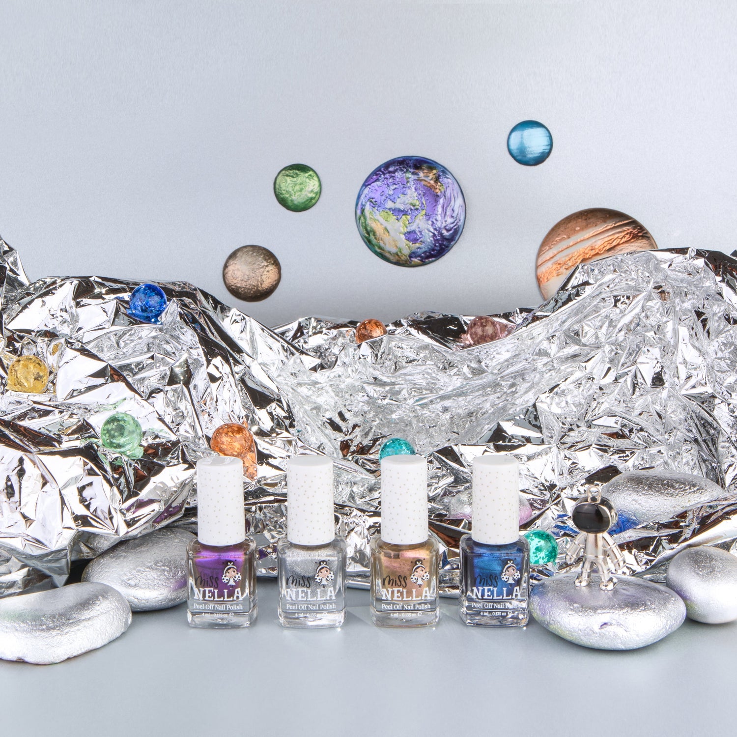 Space Collection 4-Pack Kids' Nail Polish Set