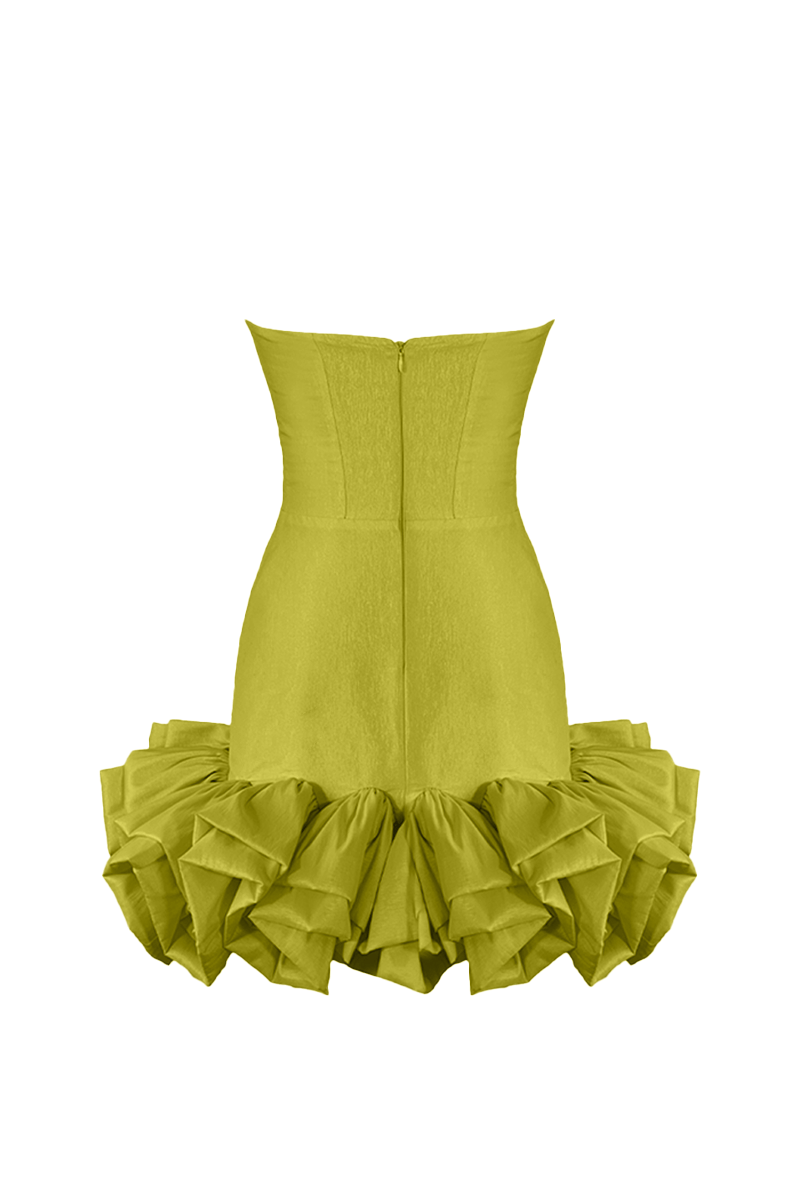 Swan Dress - Olivegreen