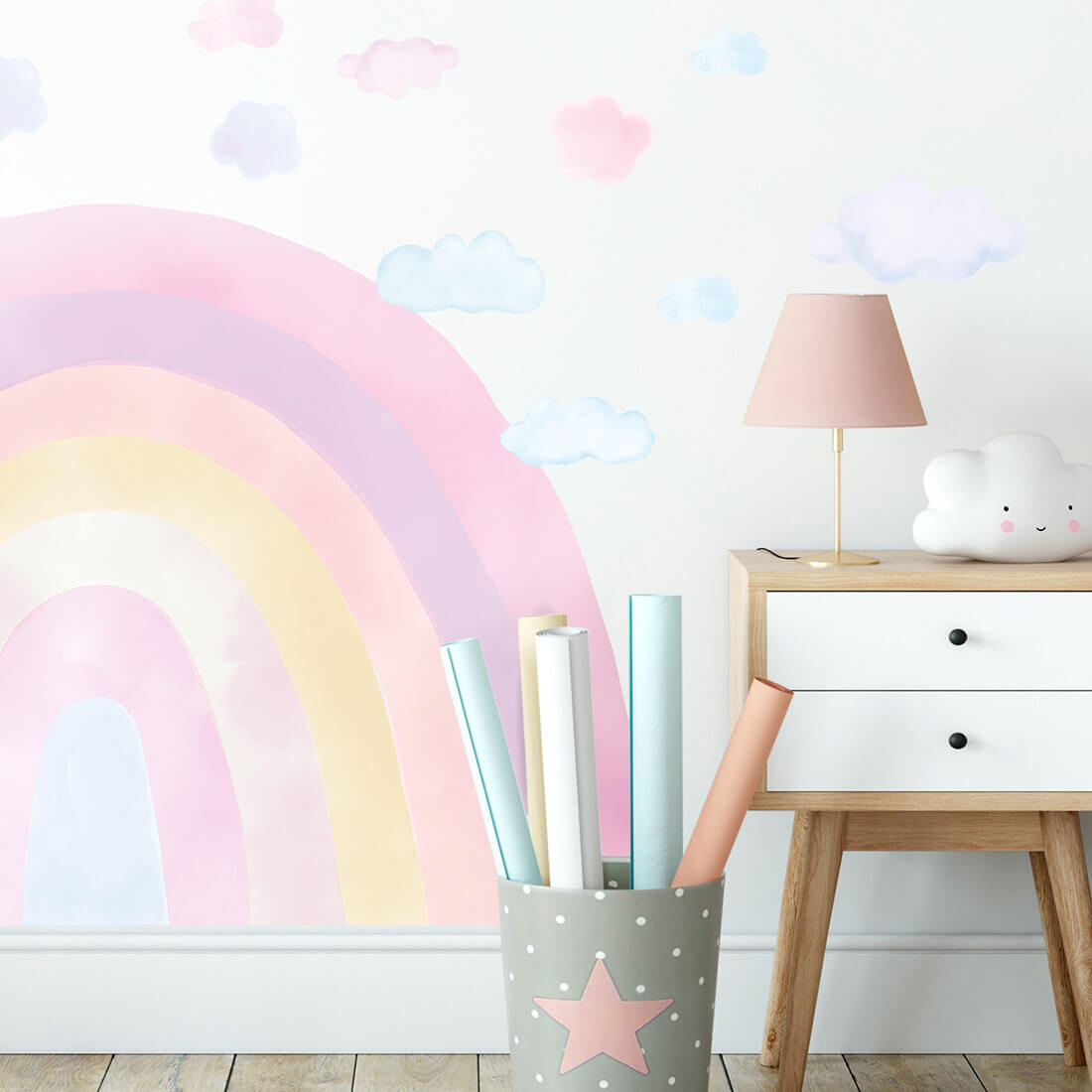 Wall Sticker | Rainbow Pink