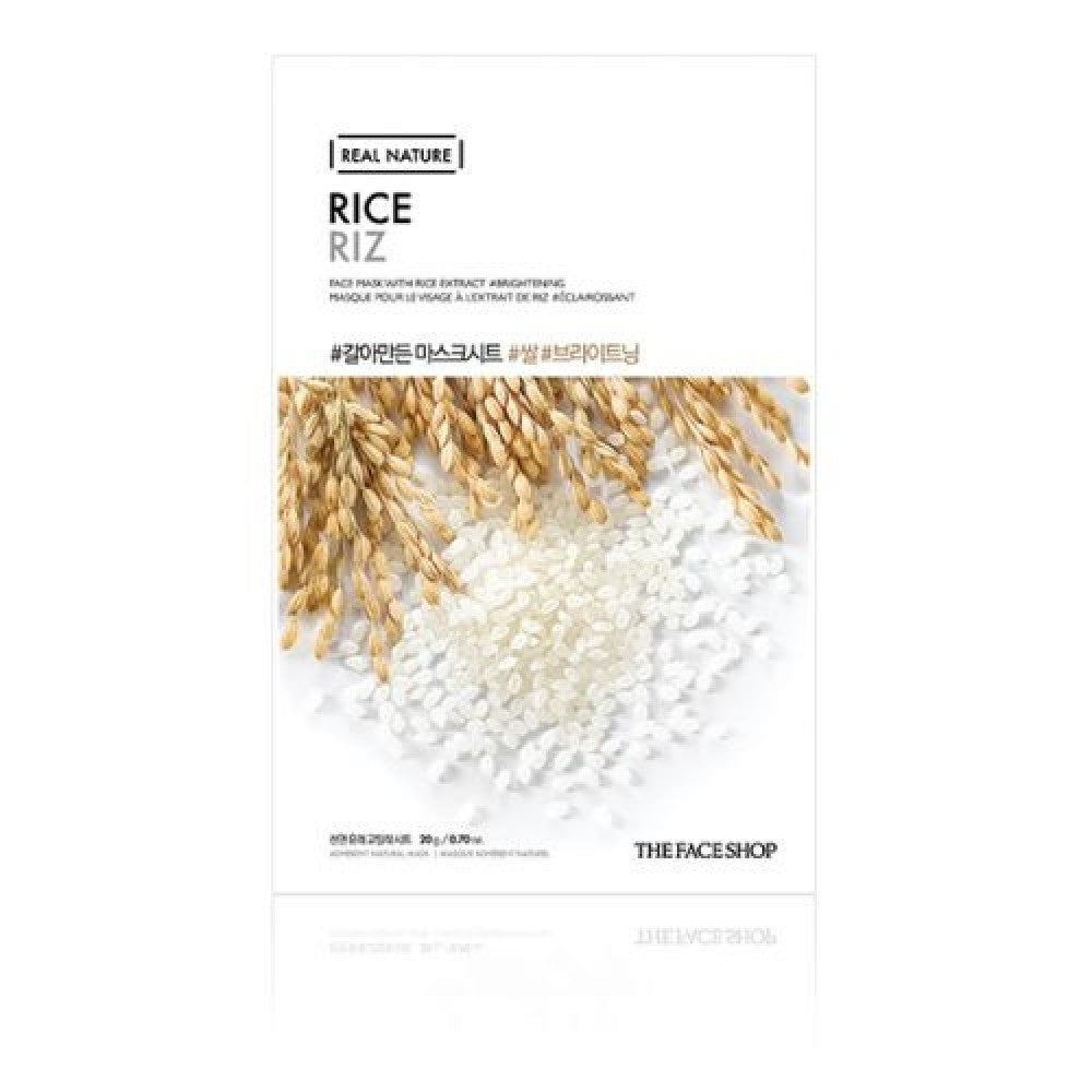 THE FACE SHOP REAL NATURE FACE MASK WITH RICE EXTRACT