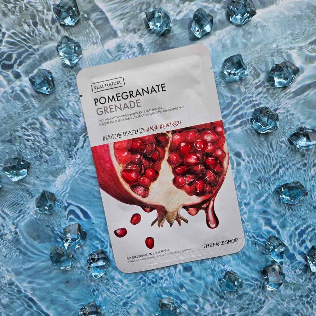 THE FACE SHOP REAL NATURE FACE MASK WITH POMEGRANATE EXTRACT
