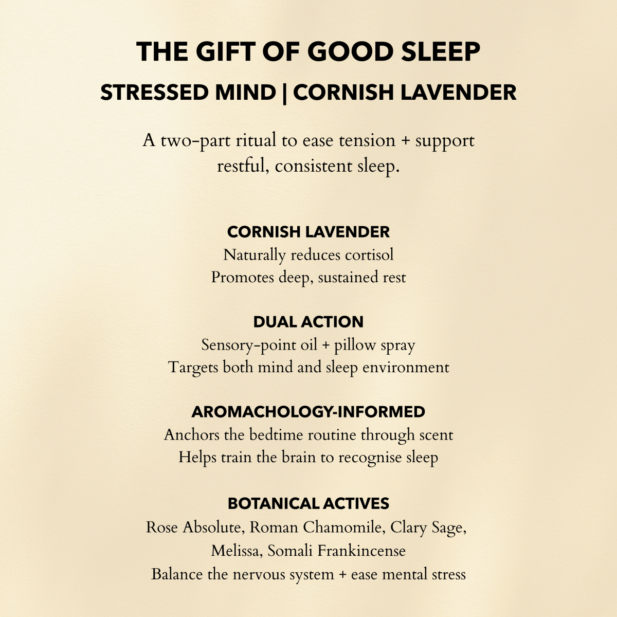 The Gift of Good Sleep | Cornish Lavender