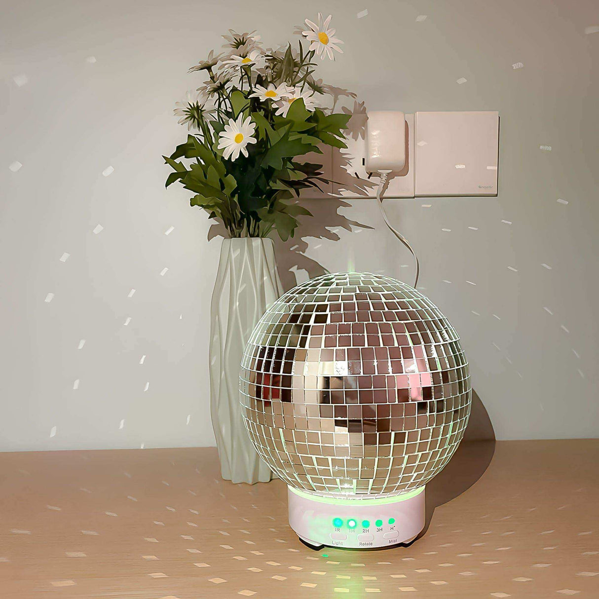 The Rotating Disco Ball Diffuser