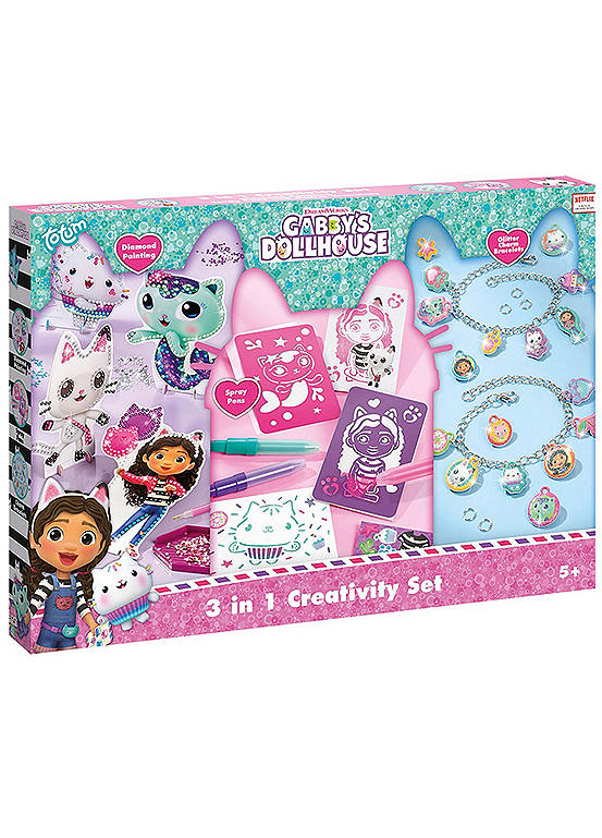 Gabby's Dollhouse 2 in 1 Creativity Set