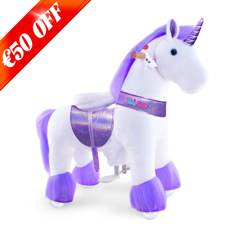Ride-on Unicorn Age 3-5 Purple(UK&EU in Stock)