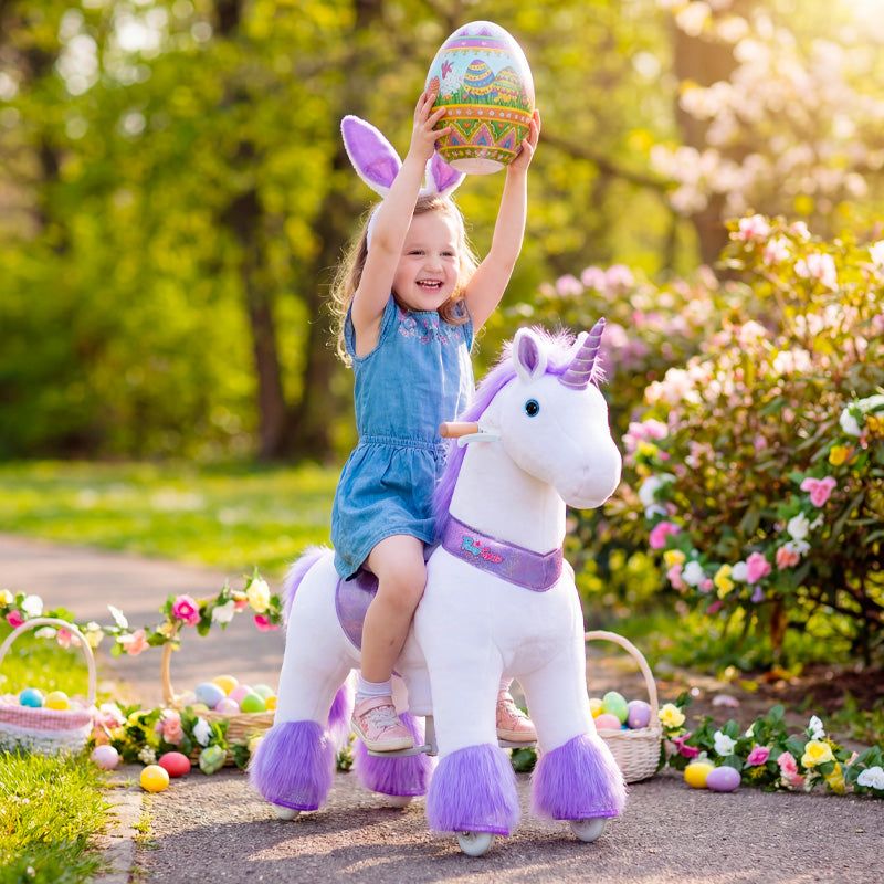 Ride-on Unicorn Age 3-5 Purple(UK&EU in Stock)
