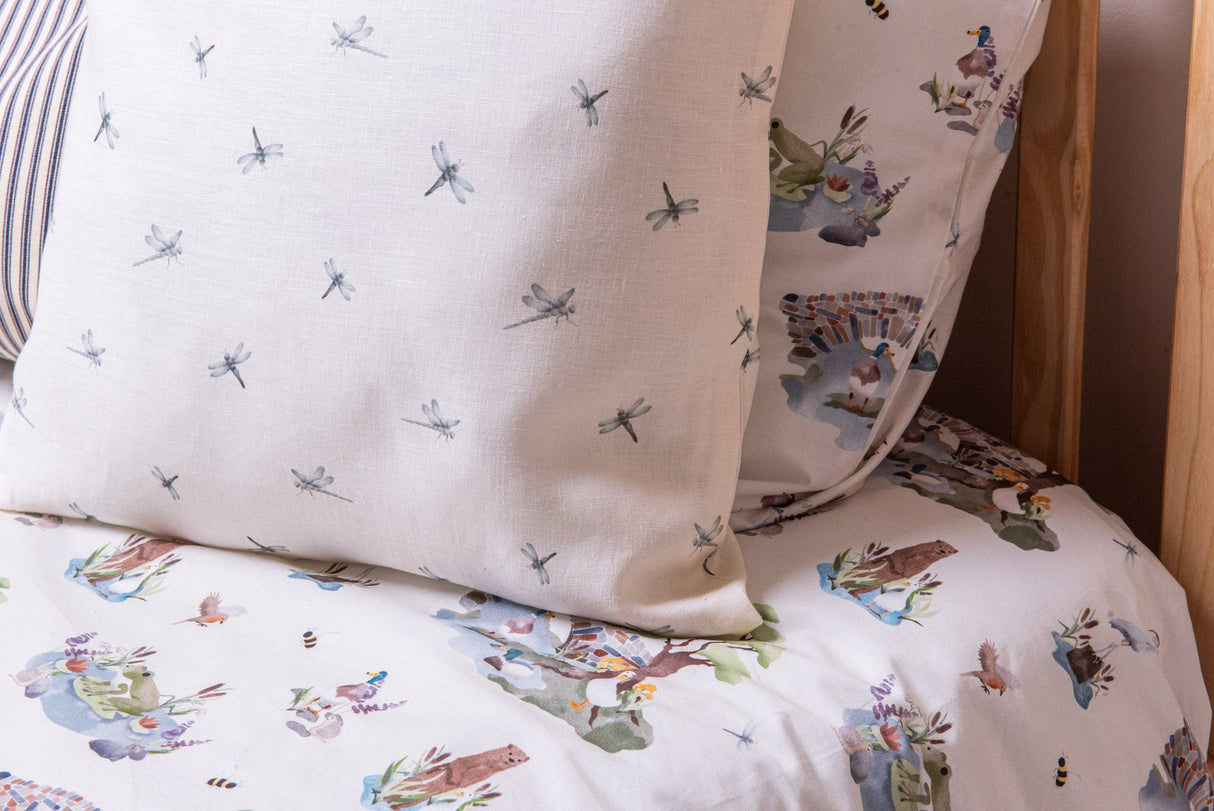 Linen Cushion - Waterside