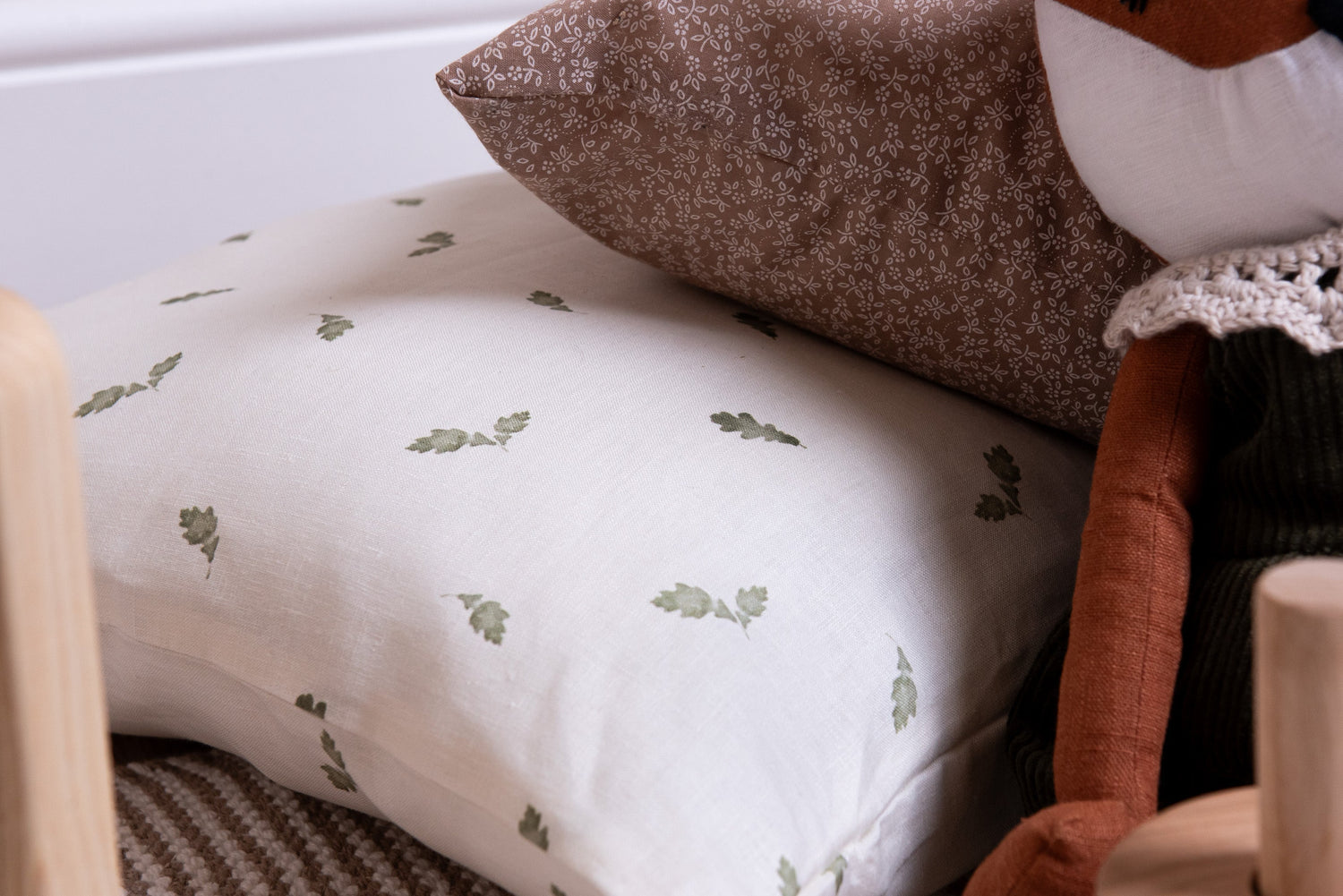 Linen Cushion - Woodland