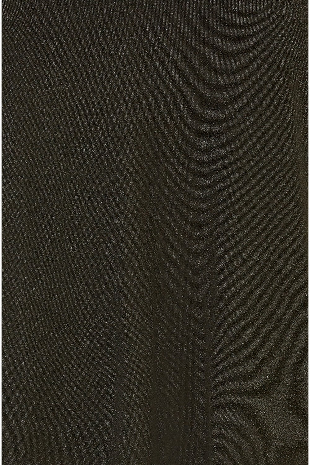 Yumi Black And Gold Sparkle Stretch Keyhole Neckline Top