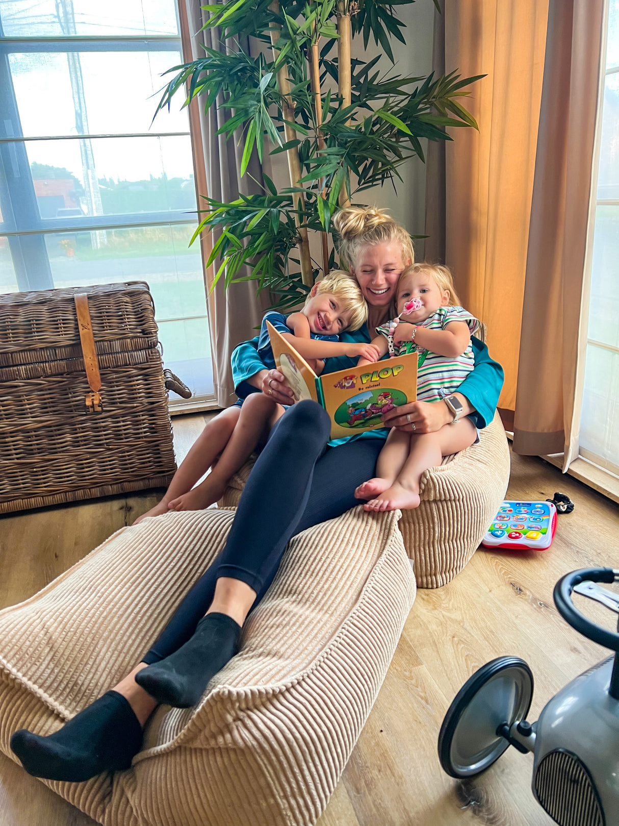 Brown Sugar Square Ottoman