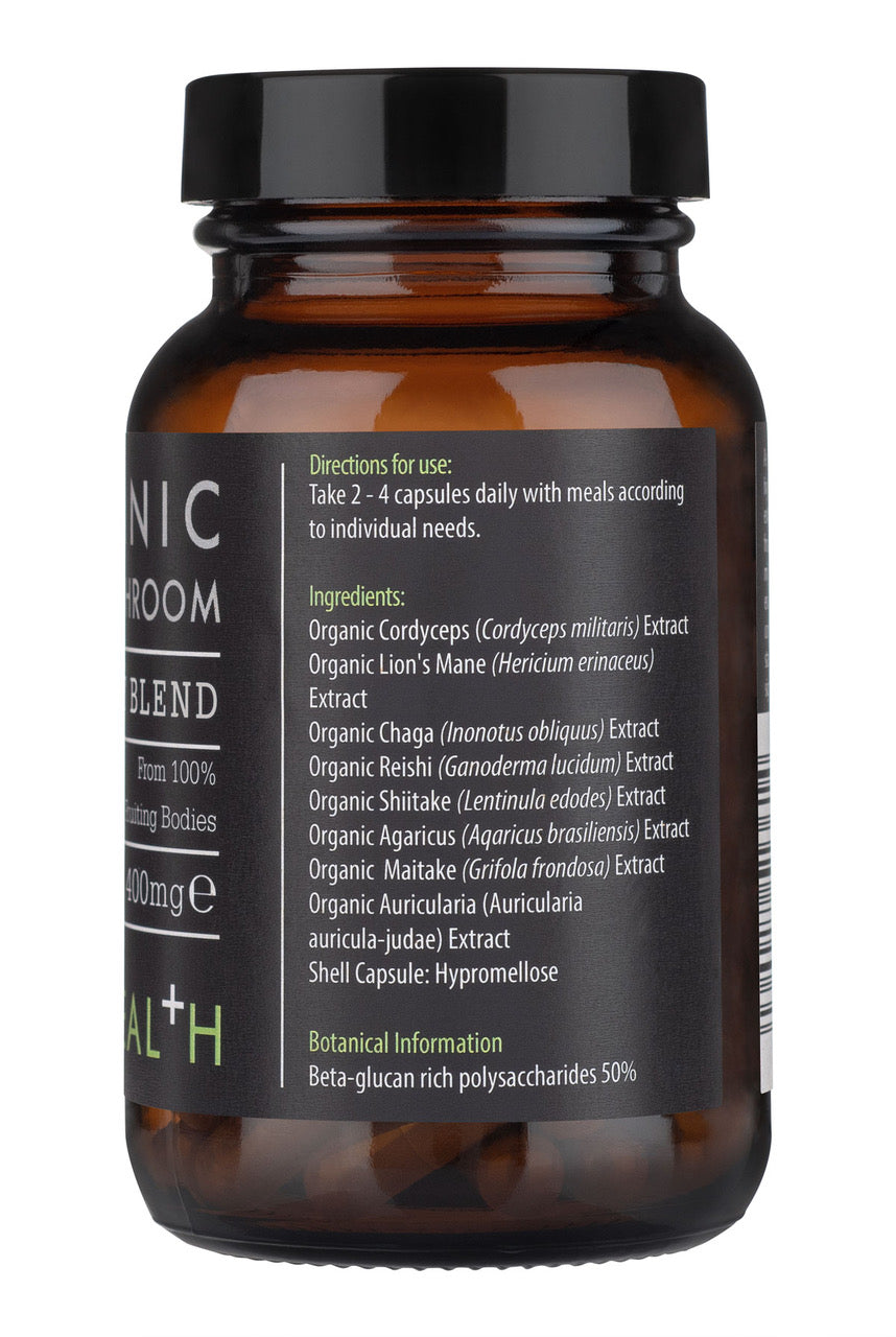 Multi-Mushroom Blend, Organic – 60 Vegicaps by Kiki Health