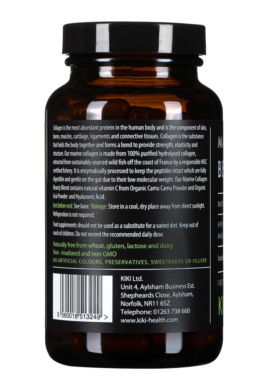Marine Collagen Beauty Blend - 150 Vegicaps by Kiki Health