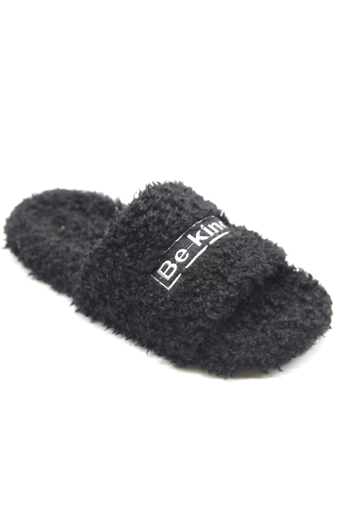 oxygen boutique Be Kind Black Slippers