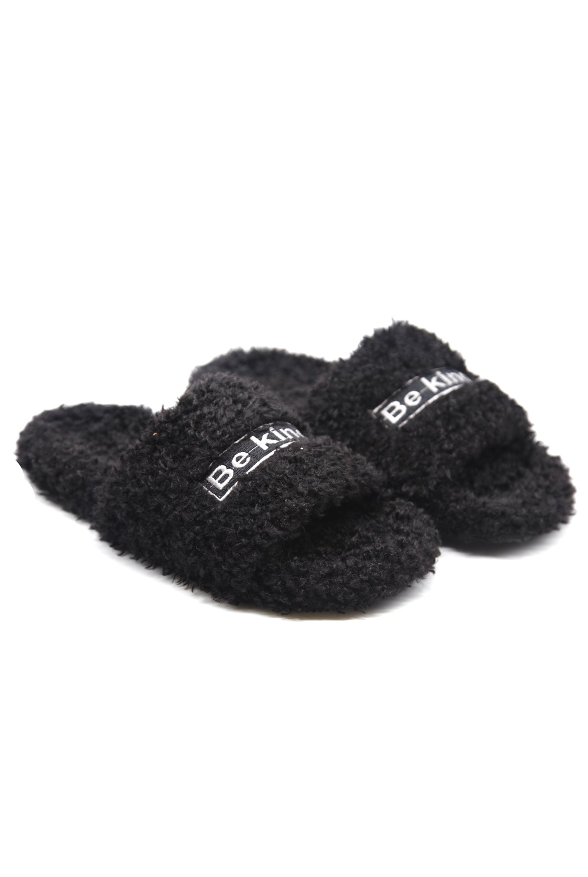 oxygen boutique Be Kind Black Slippers