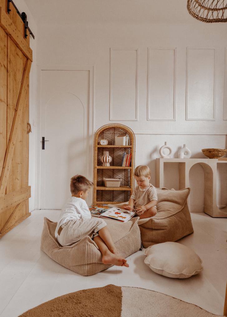 Brown Sugar Square Ottoman