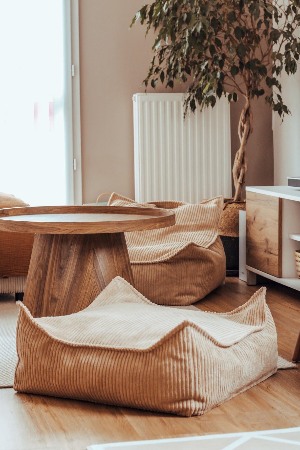 Brown Sugar Square Ottoman