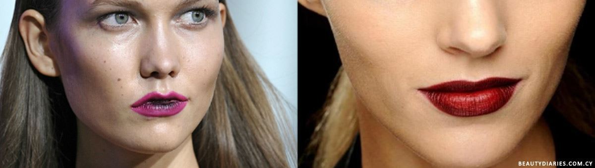 red ombre lip