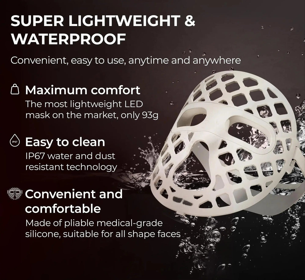 Pure Tone Glow LED Light Therapy Mask