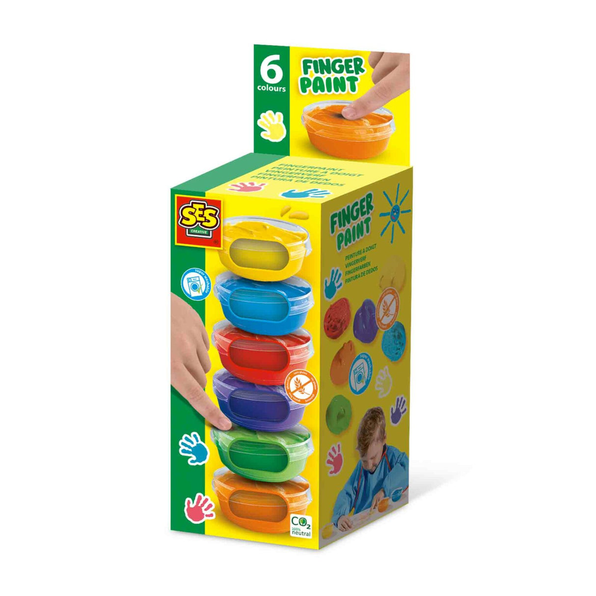 Fingerpaint  6 Colours X 45ml
