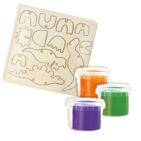 Dough - Dinosaurs Wooden Skeletons