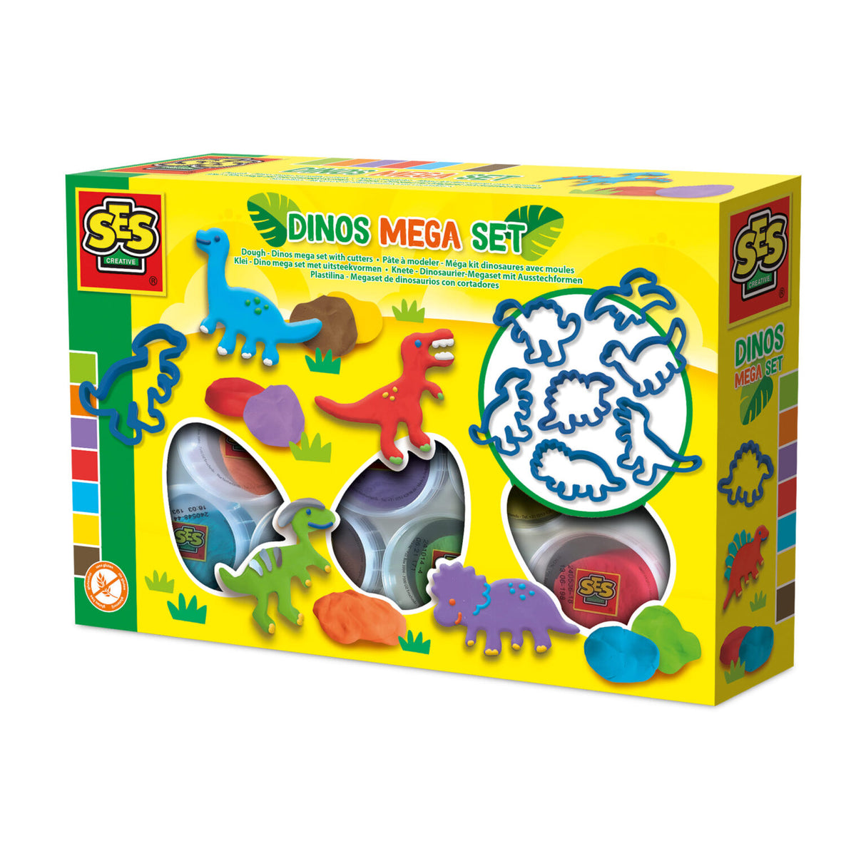 Dough - Dinos Mega Set With Cutters