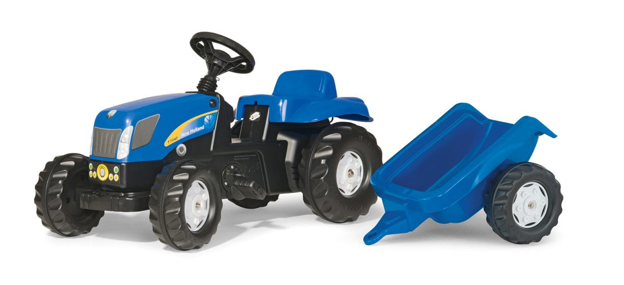 Rolly Toys Kid New Holland TVT 190 Tractor & Trailer