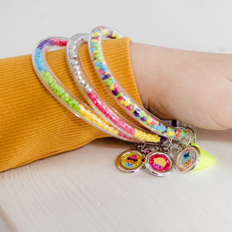 Glitter Tube Bracelets