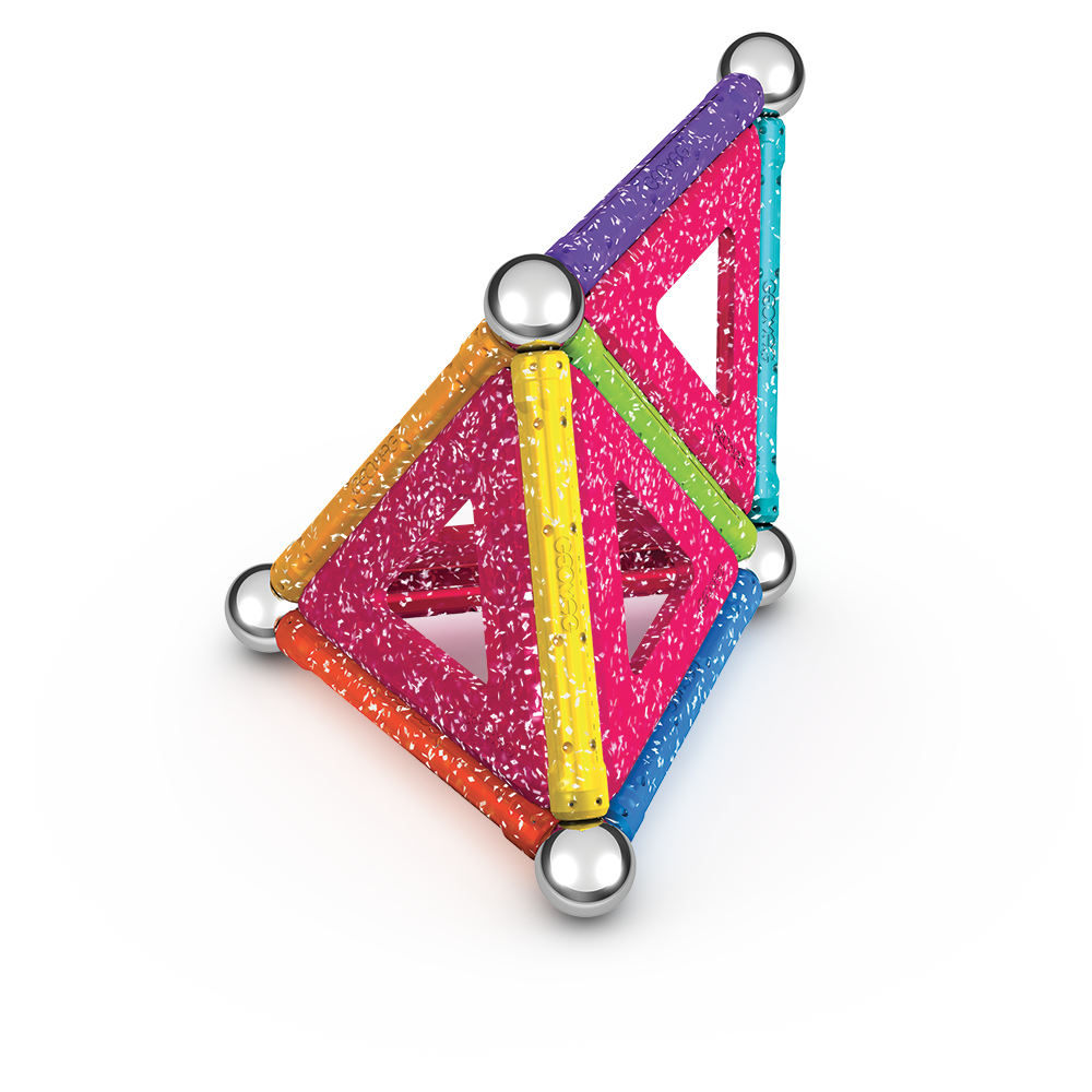 Geomag Glitter Panels Recycled 22 Pieces Set